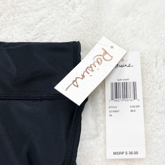NWT Raisins Surf Shorts Swim Bikini Bottoms in Black - Picture 5 of 7